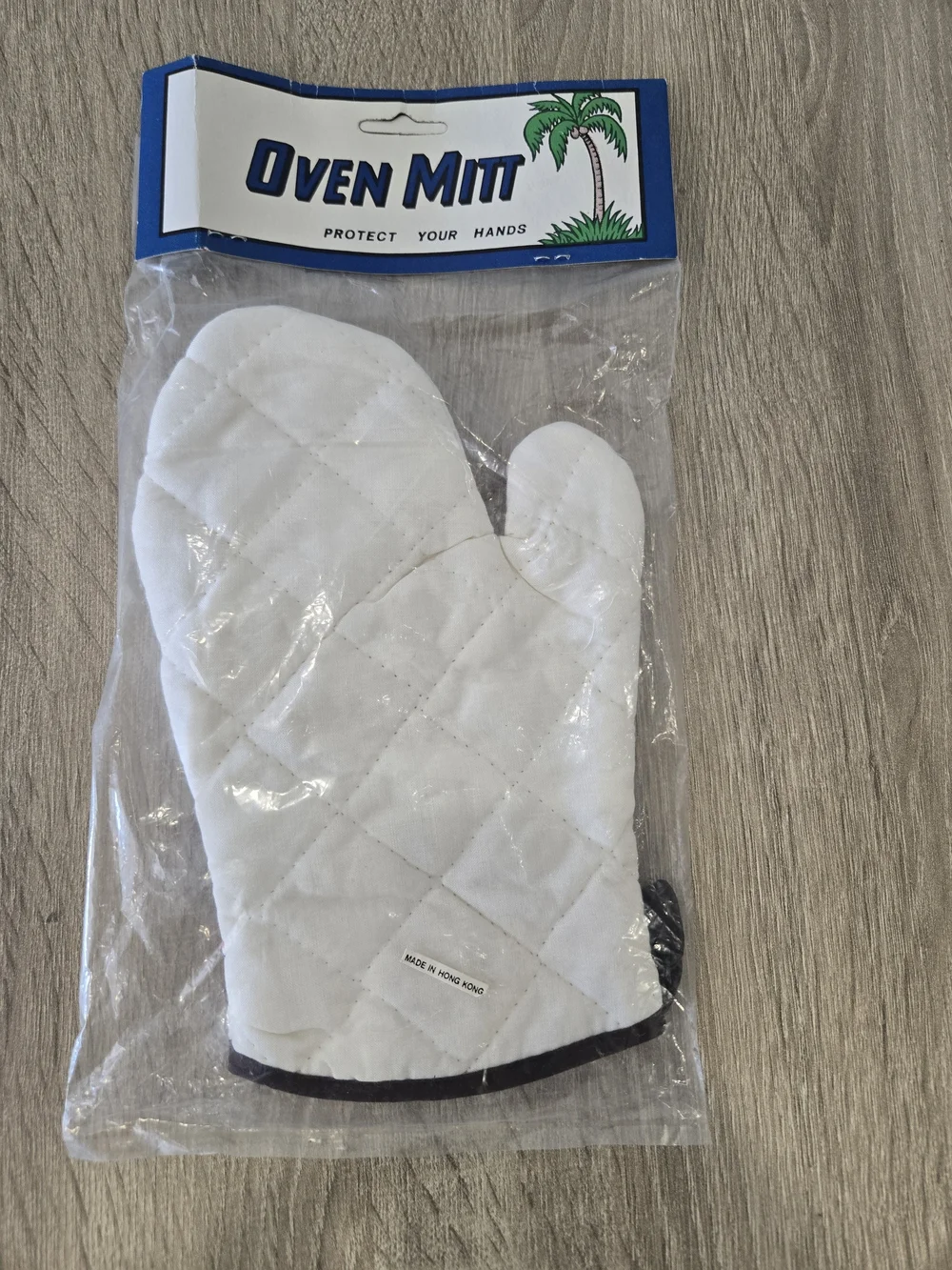 NWT Vintage 80s 90s Hawaii Tropical Oven Mitt Sealed Souvenir Kitchen Kitsch